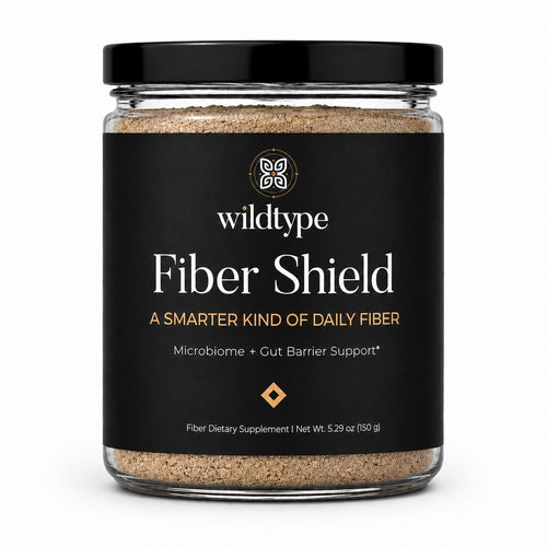 Fiber Shield: the powder jar, front label