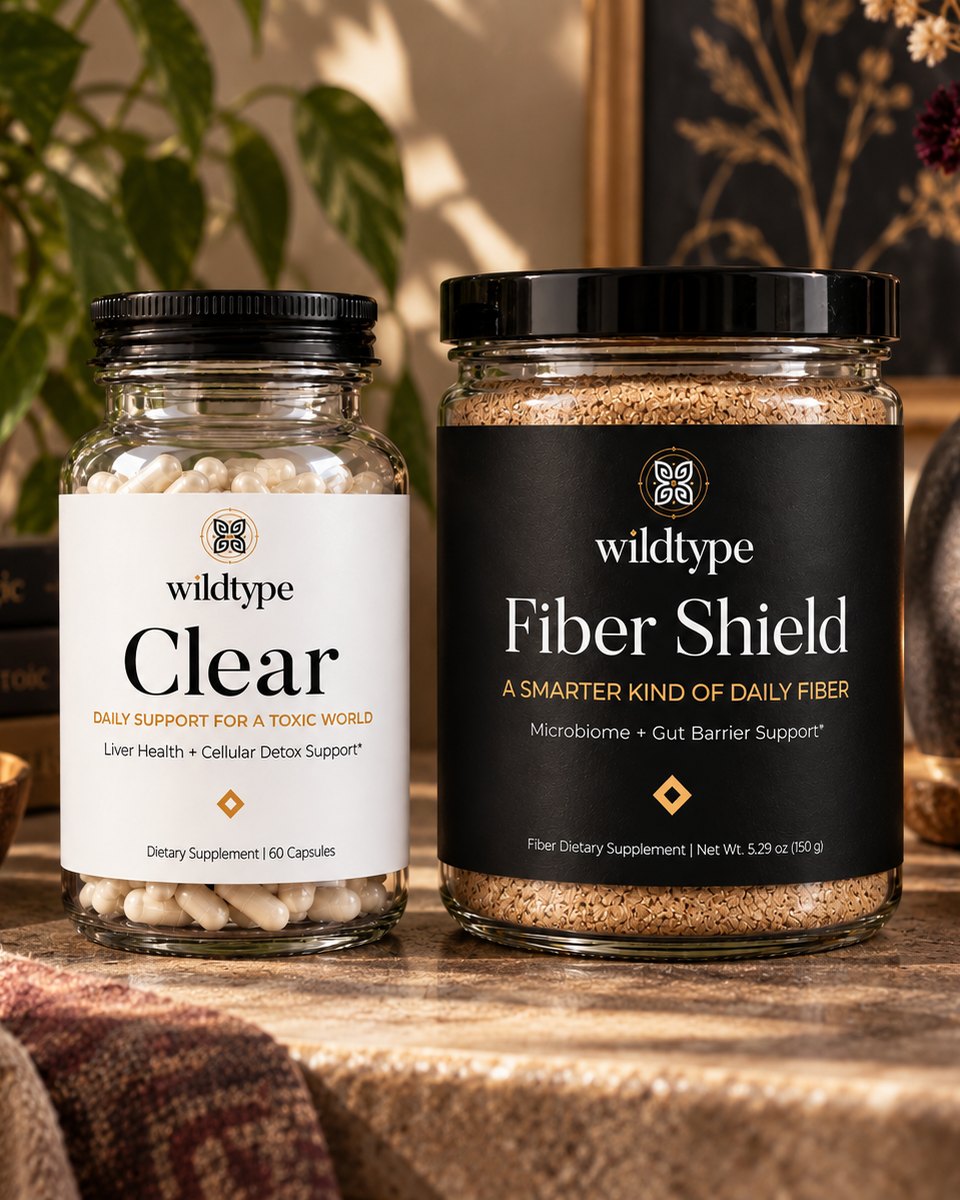 Fiber Shield and Clear, the two-part daily system