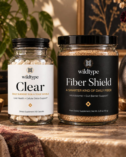 Fiber Shield and Clear, the two-part daily system